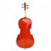 Cello 1/2 finer, med trekk og bue, sett  