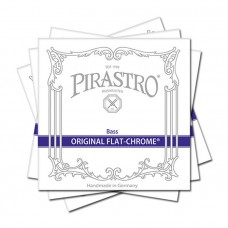 Pirastro Original Flat-Chrome Orchestra 3/4 kontrabass streng, E Lang 2,10 meter medium. 3476